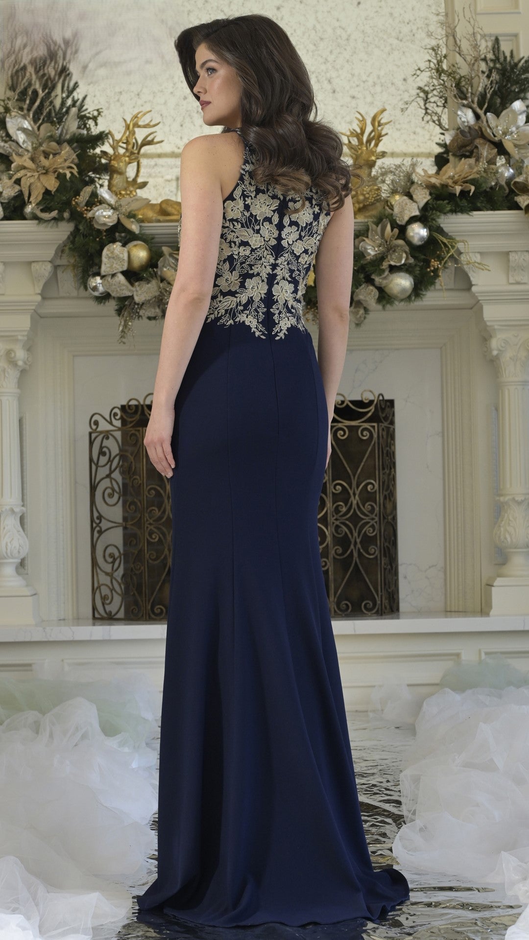 Rina di Montella RD3345 Fitted Formal Long Evening Dress