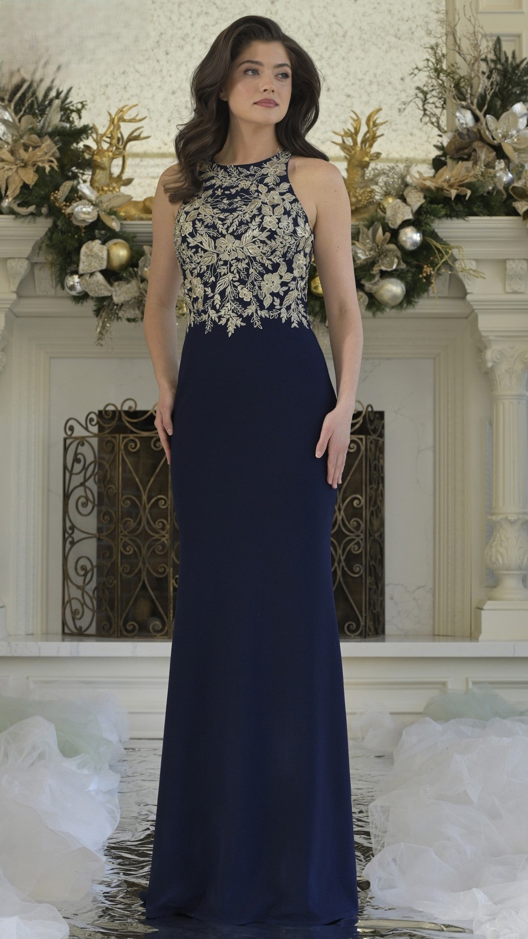Rina di Montella RD3345 Fitted Formal Long Evening Dress