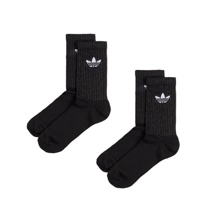 Reflective Crew Socks 2 Pairs