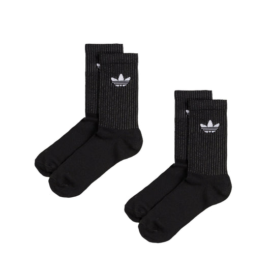 Reflective Crew Socks 2 Pairs