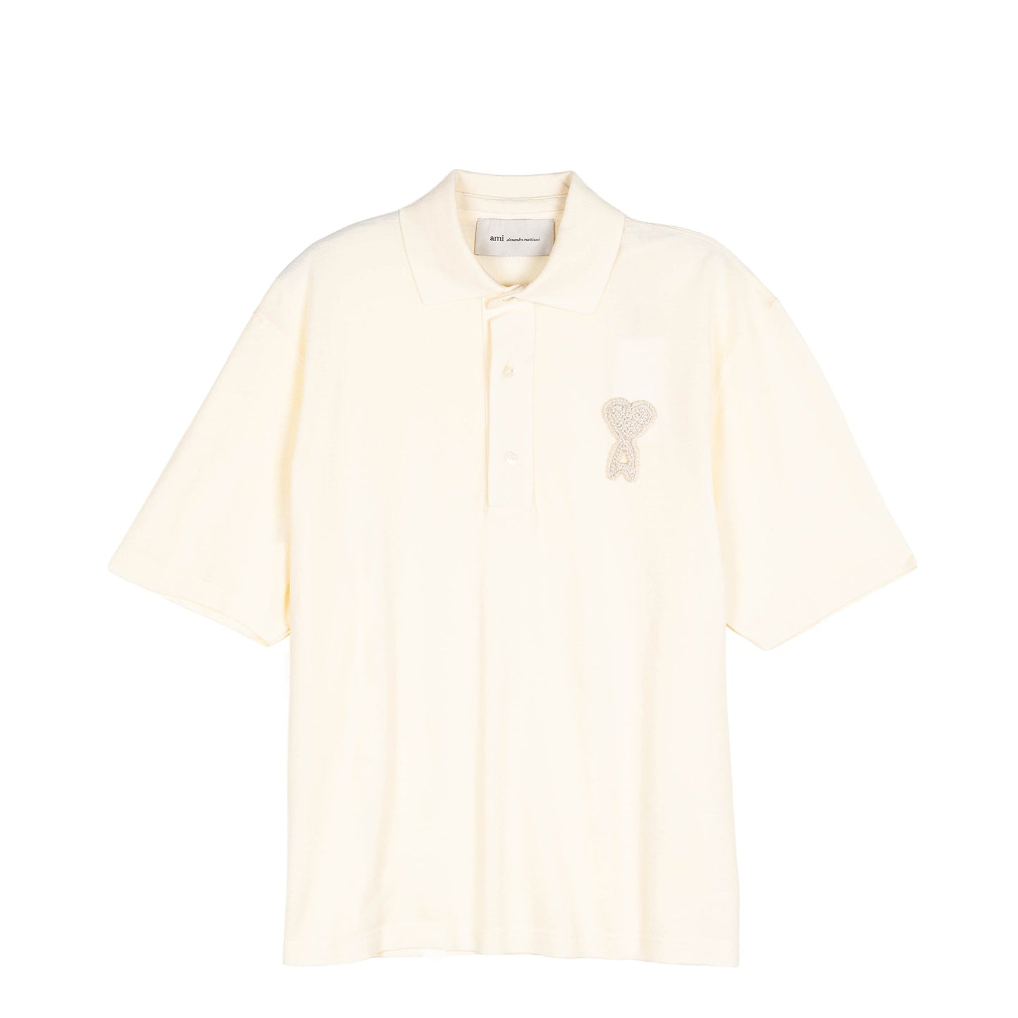 AMI Paris	Ami De Coeur Knitted Patch Polo