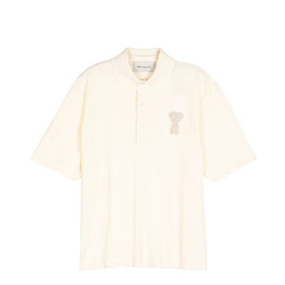 AMI Paris	Ami De Coeur Knitted Patch Polo