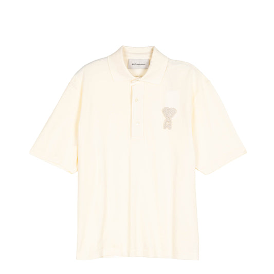 AMI Paris	Ami De Coeur Knitted Patch Polo