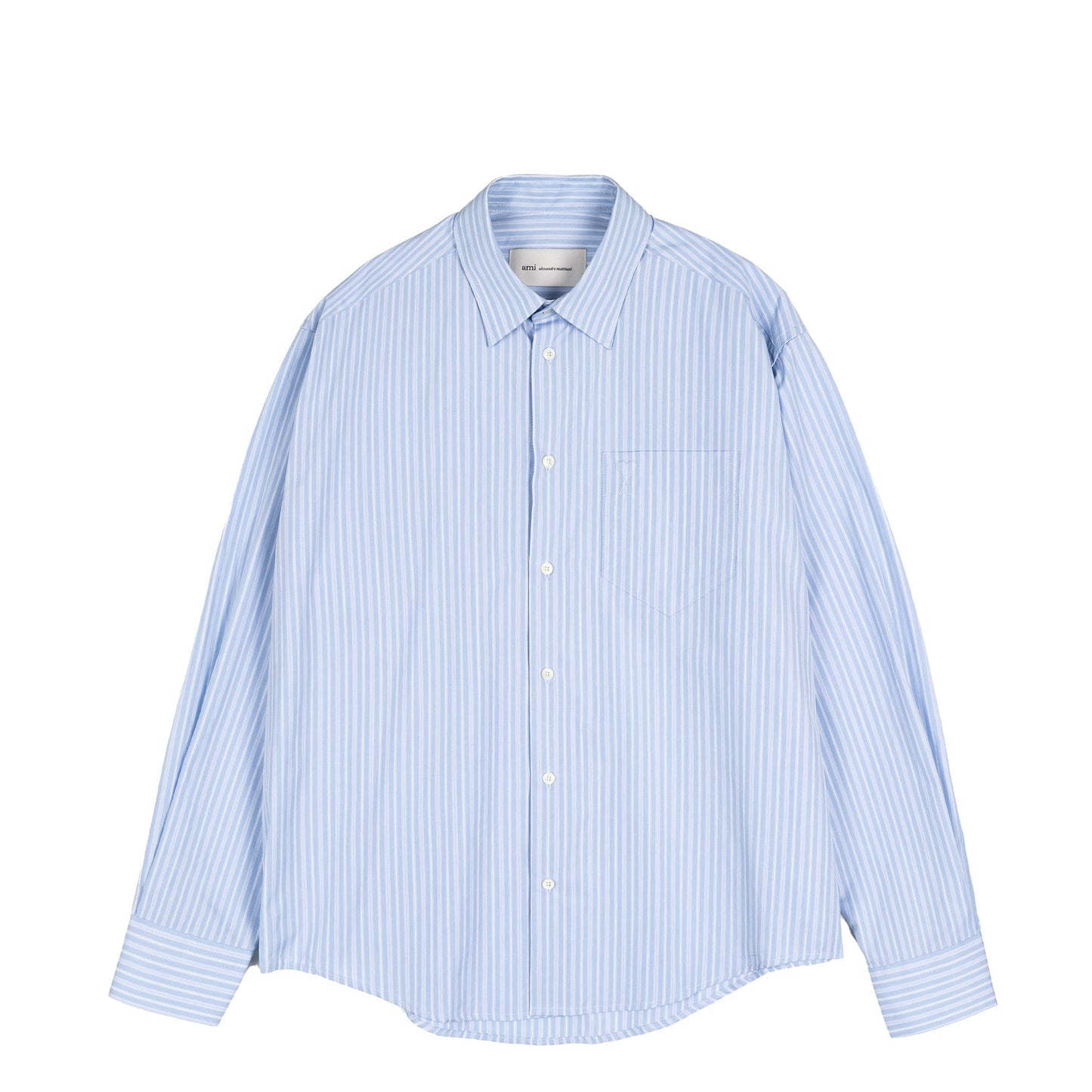 AMI Paris	Long Sleeve Ami De Coeur Boxy Shirt
