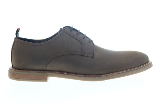 Ben Sherman Birk Plain Toe BNM00022 Mens Brown Leather Low Top Oxfords Shoes