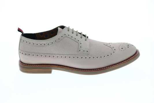 Ben Sherman Birk Long Wingtip BNM00025 Mens Pink Leather Lace Up Oxfords Shoes