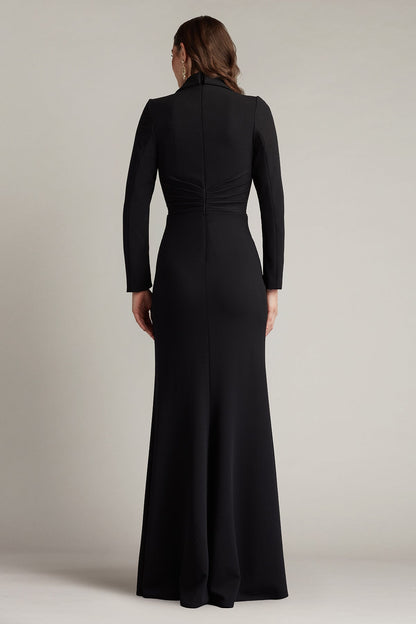 Tadashi Shoji BOS25531L Long Ruffle Formal Mother of the Bride Dress