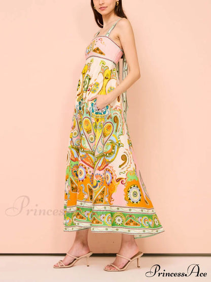 Camisole Unique Holiday Charming Print Madi Dress
