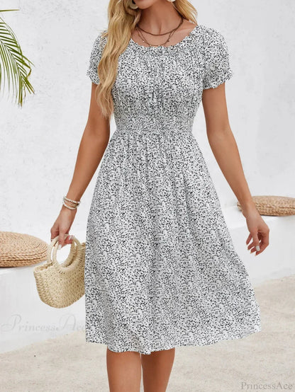 Casual Bohemian Beach Floral Dress