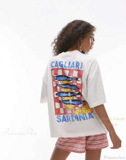 Casual Lotus Eyed Graphic T-shirt