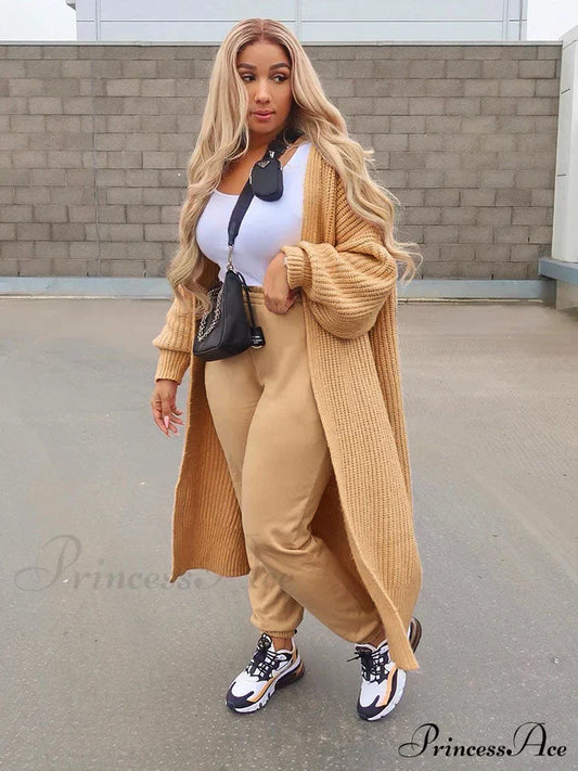 Casual Solid Graceful color Cardigan