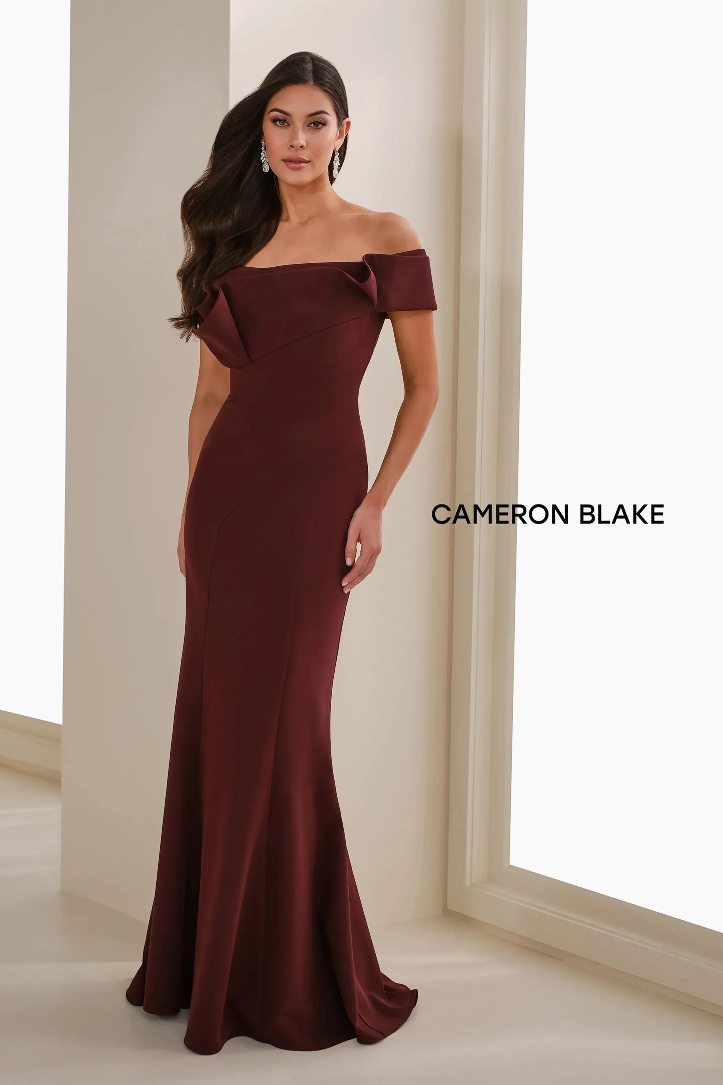 Cameron Blake CB905 Long Mermaid Formal Evening Dress