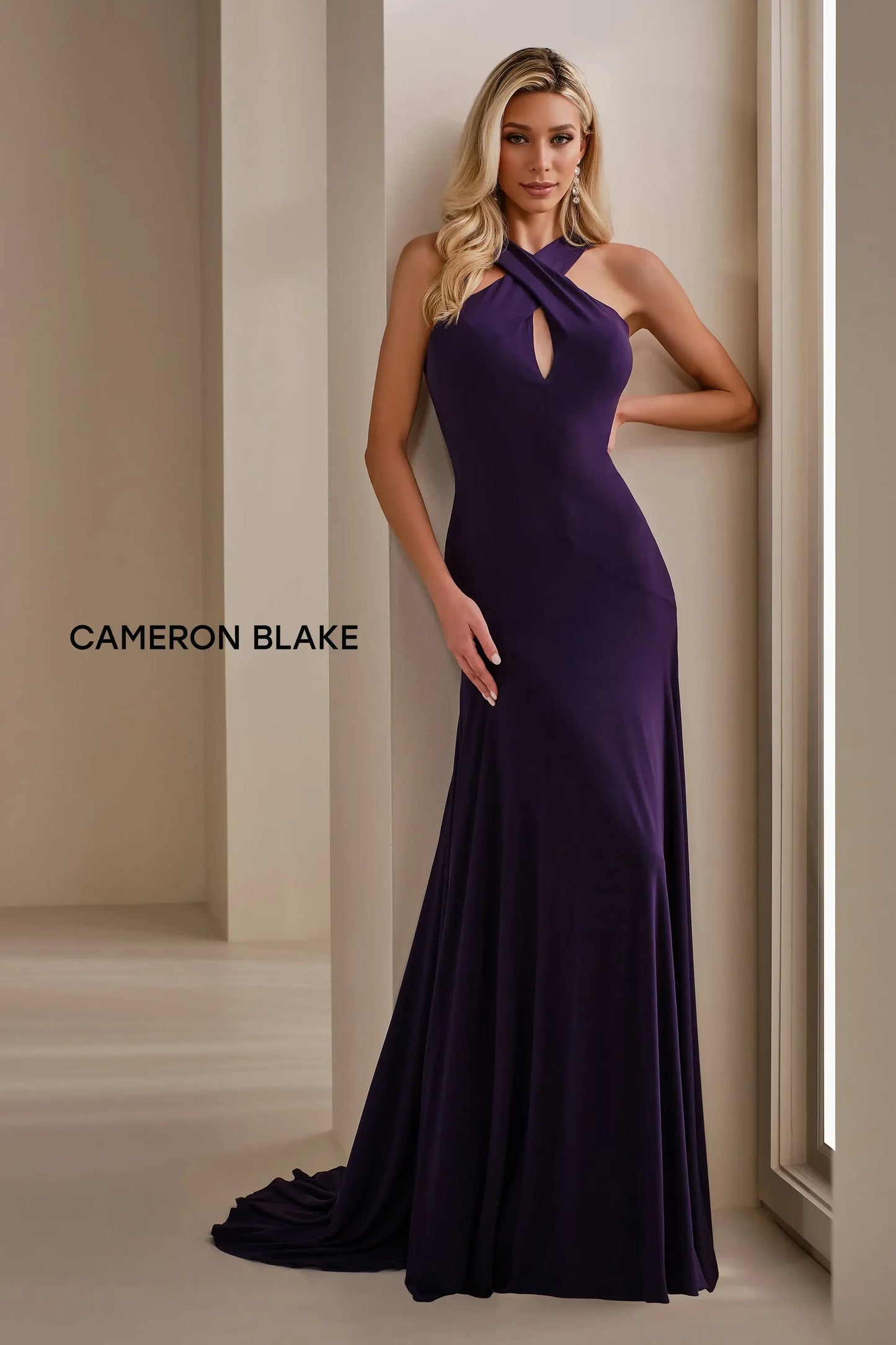 Cameron Blake CB911 Mermaid Long Formal Evening Gown