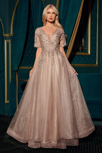 LaDivine CD726 Long Mother of the Bride Formal Dress