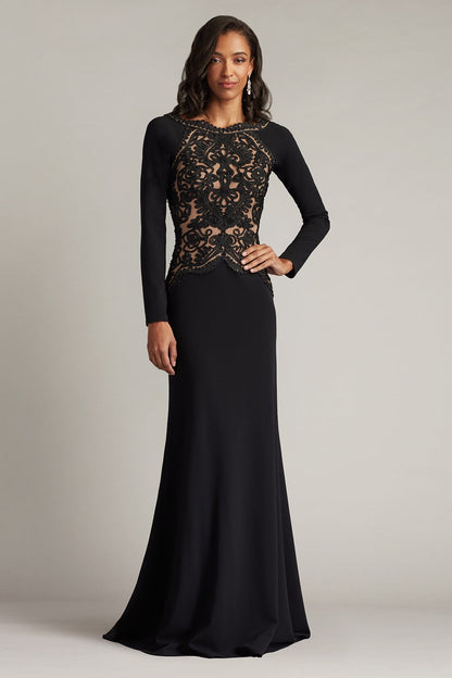 Tadashi Shoji CIM25396L Long Formal A Line Mother of the Bride Dress