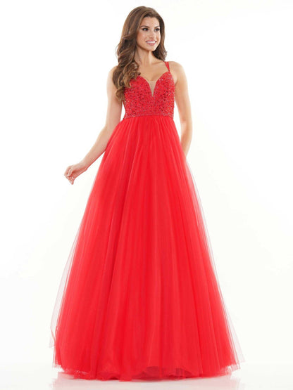 Colors 2382 Colors Long Formal Beaded Prom Dress