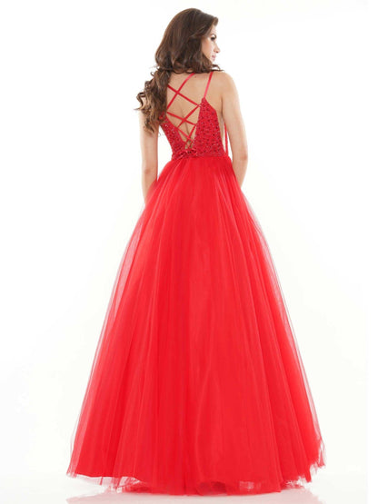 Colors 2382 Colors Long Formal Beaded Prom Dress