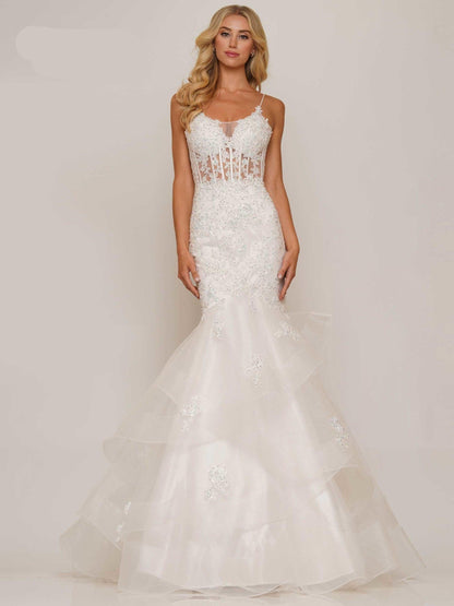 Colors 2899 Colors Long Spaghetti Strap Evening Dress
