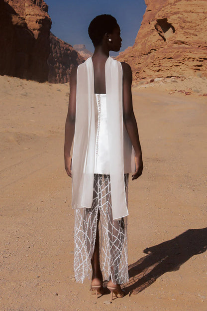 Isobel Dress - White