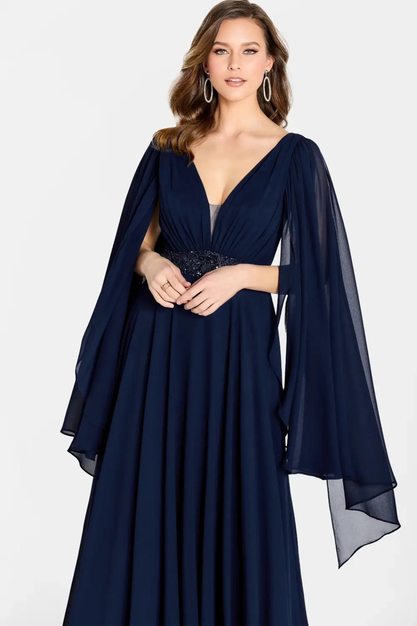 Cameron Blake CB756 Long Formal Mother of the Bride A Line Dress