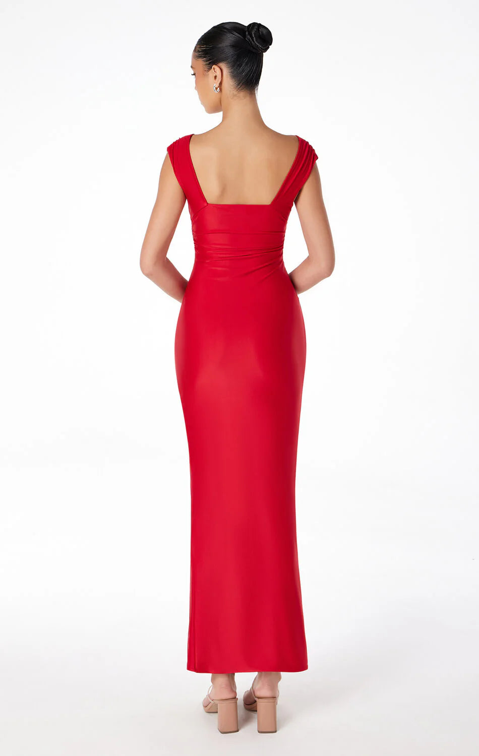 ROMI STRETCH JERSEY MAXI DRESS