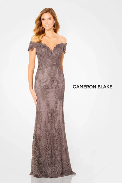 Cameron Blake 220631 Lace Mermaid Mother of the Bride Long Formal Dress
