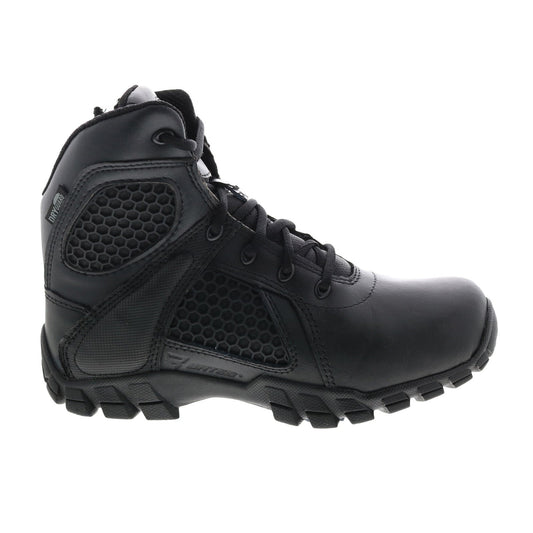 Bates Shock 6" Side Zip E07006 Mens Black Wide Leather Tactical Boots