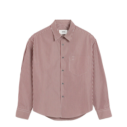 AMI Paris Embossed Ami De Coeur Boxy Shirt