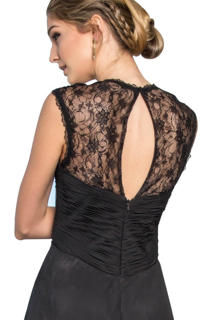Empire Waist Long Prom Dress Formal