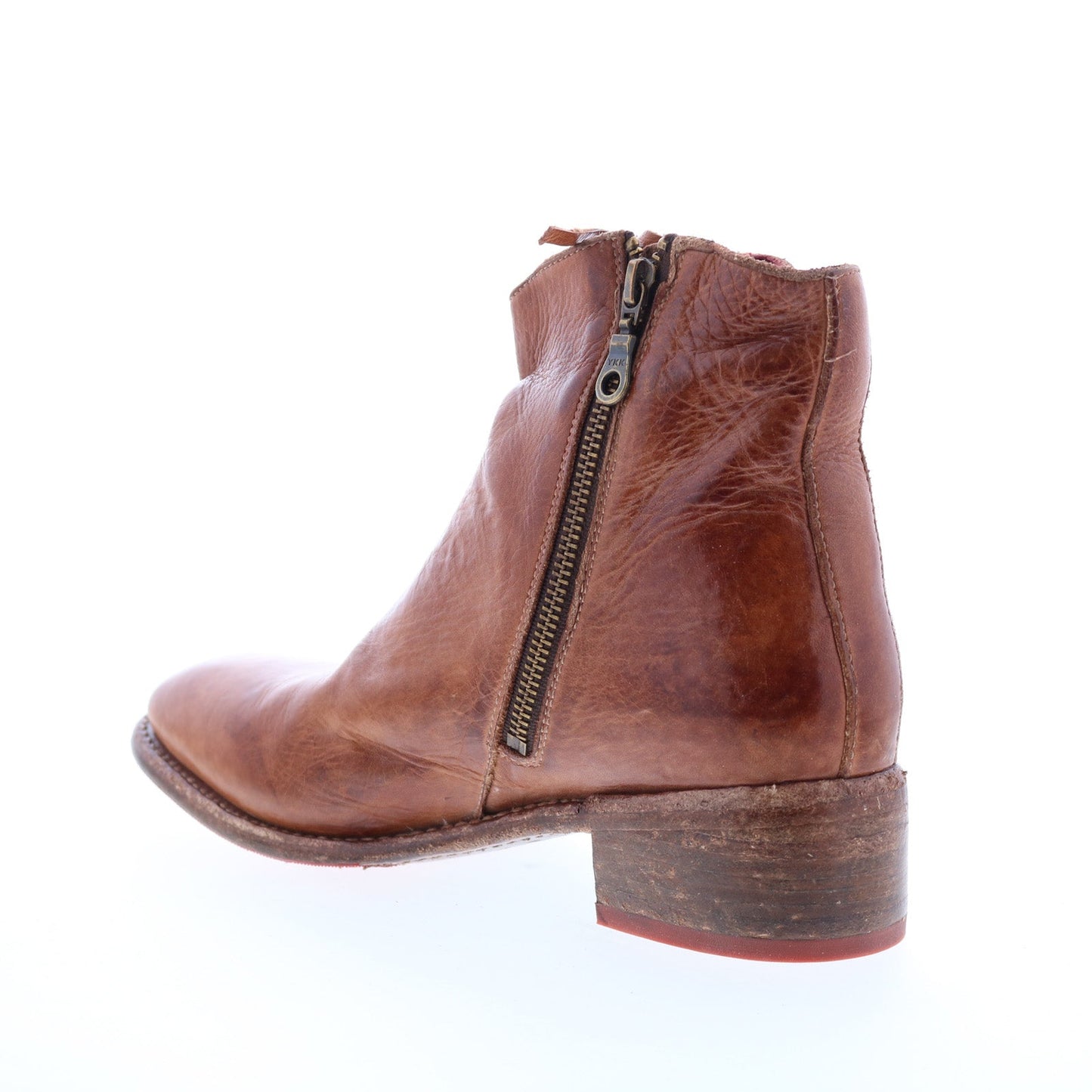 Bed Stu Aldina F328016 Womens Brown Leather Zipper Casual Dress Boots