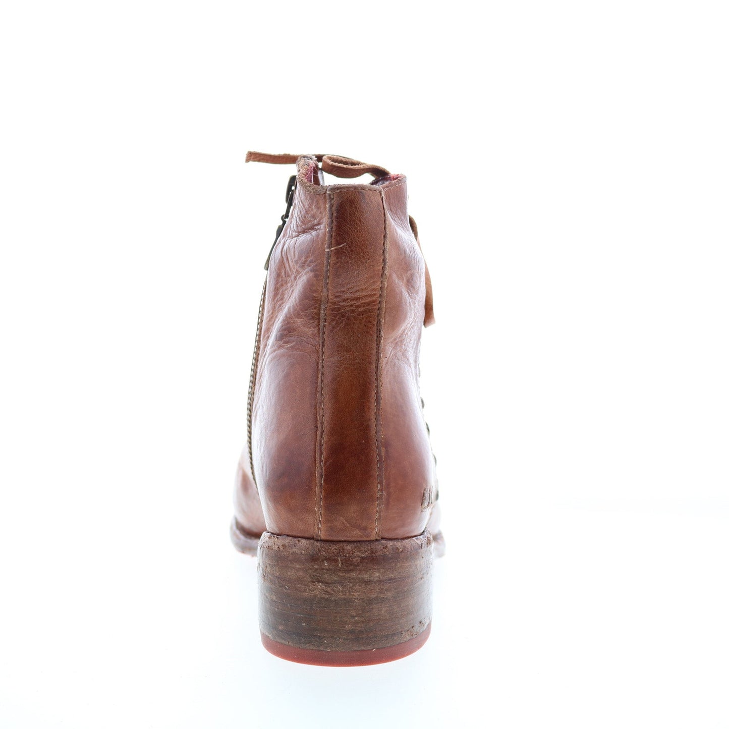 Bed Stu Aldina F328016 Womens Brown Leather Zipper Casual Dress Boots