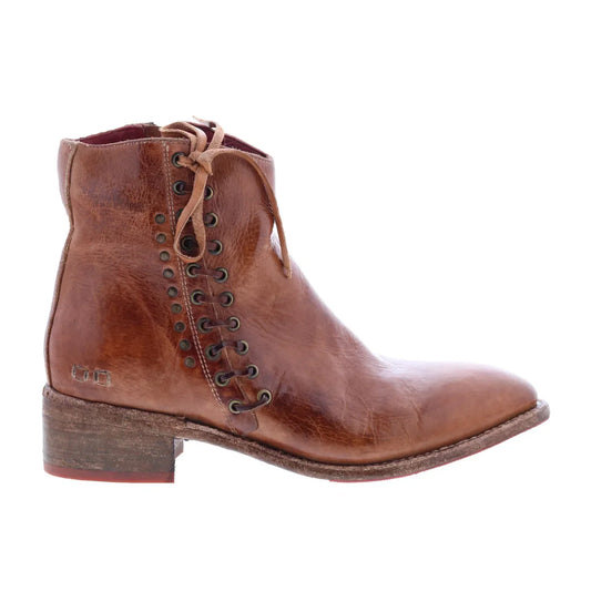 Bed Stu Aldina F328016 Womens Brown Leather Zipper Casual Dress Boots