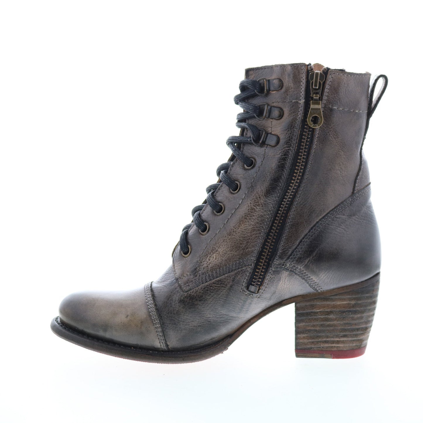Bed Stu Judgement F385001 Womens Brown Leather Lace Up Casual Dress Boots