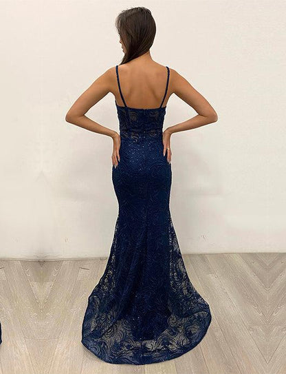 Jessica Angel Long Formal Fitted Lace Dress  857