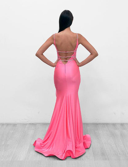 Jessica Angel Long Formal Fitted Prom Dress 930