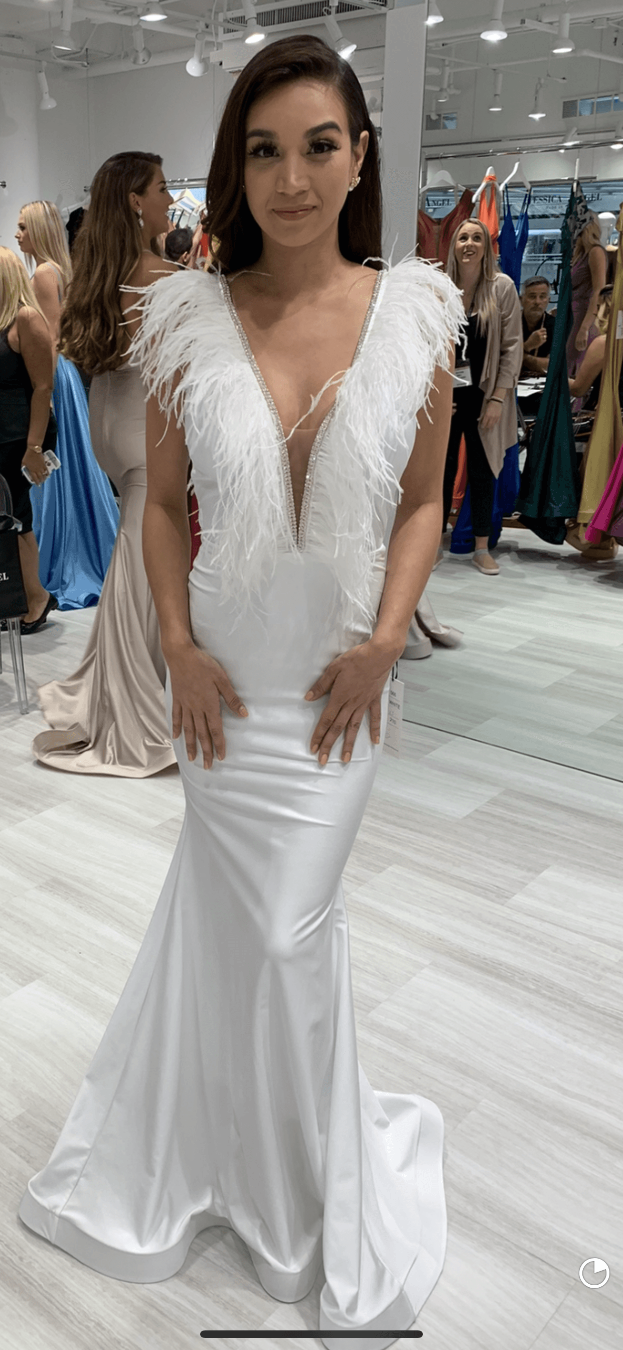 Jessica Angel Long Formal Mermaid Gown 566