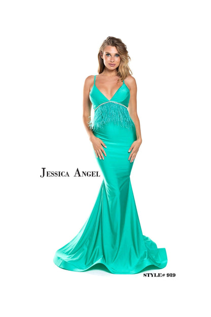 Jessica Angel Prom Long Formal Fitted Dress 919