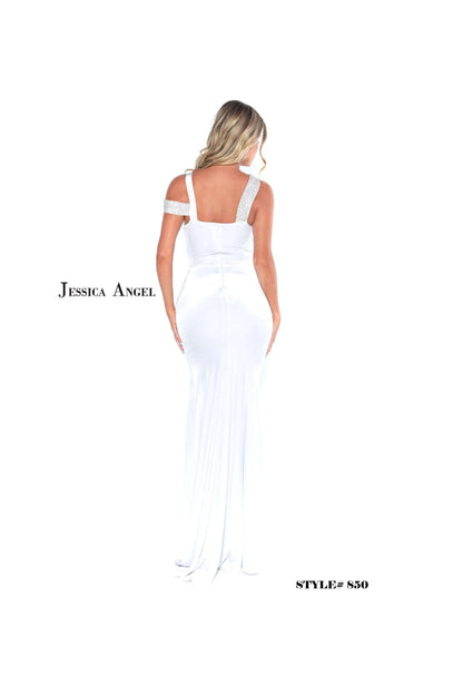 Jessica Angel Prom Long Formal Velvet Dress 850