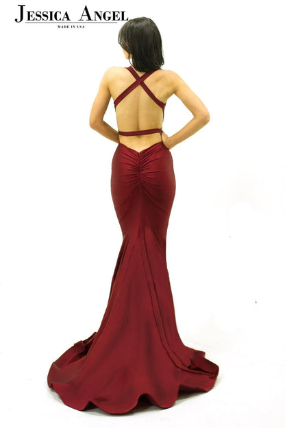 Jessica Angel Sleeveless Long Formal Gown 737