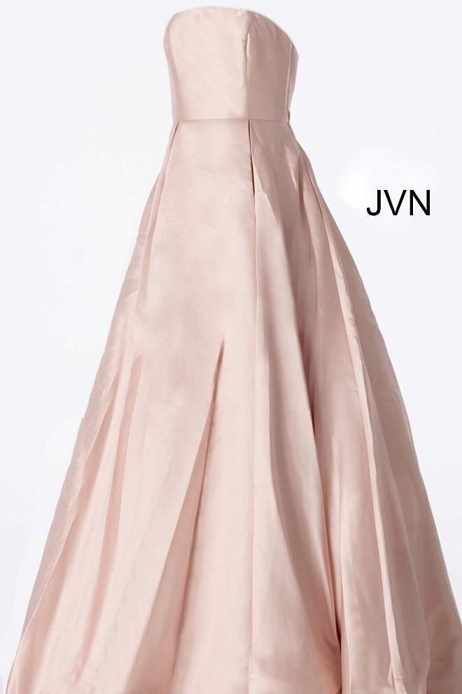 Jovani 62633 Prom Long Strapless Pleated Skirt Ball Gown