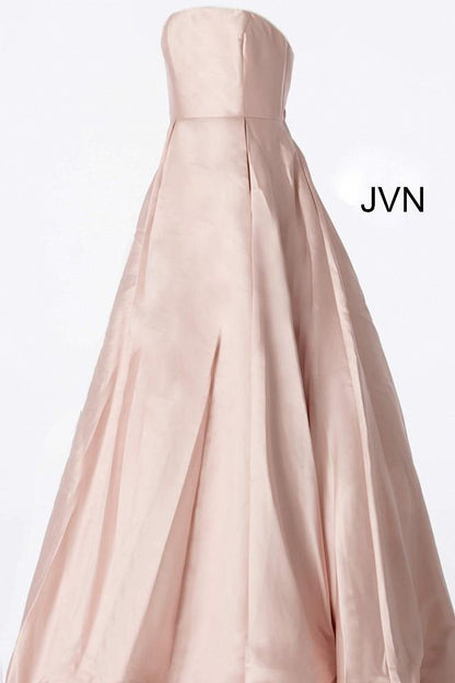 Jovani 62633 Prom Long Strapless Pleated Skirt Ball Gown
