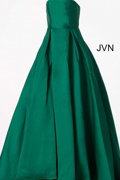 Jovani 62633 Prom Long Strapless Pleated Skirt Ball Gown