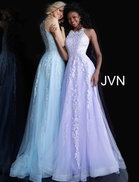 Jovani 64157 Long Formal A Line Prom Dress