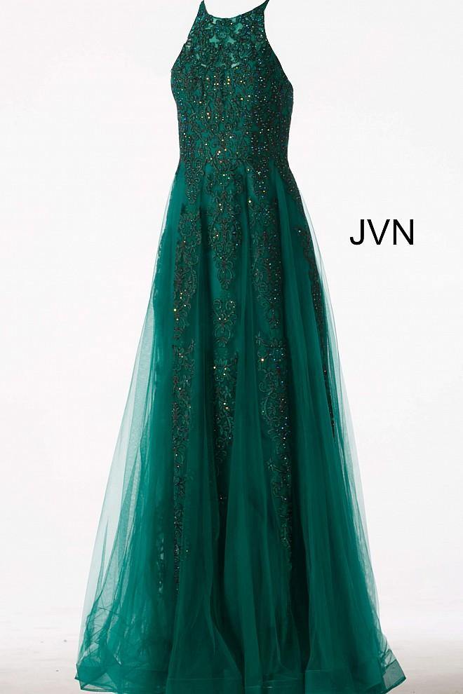 Jovani 64157 Long Formal A Line Prom Dress