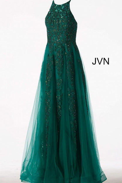 Jovani 64157 Long Formal A Line Prom Dress