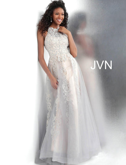 Jovani 64157 Long Formal A Line Prom Dress