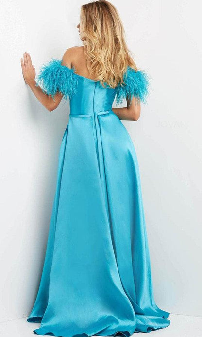 Jovani Off Shoulder Long Evening Dress