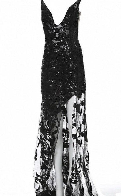 Jovani 4084 Prom Long Formal High Slit Sexy Dress