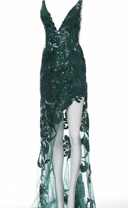 Jovani 4084 Prom Long Formal High Slit Sexy Dress