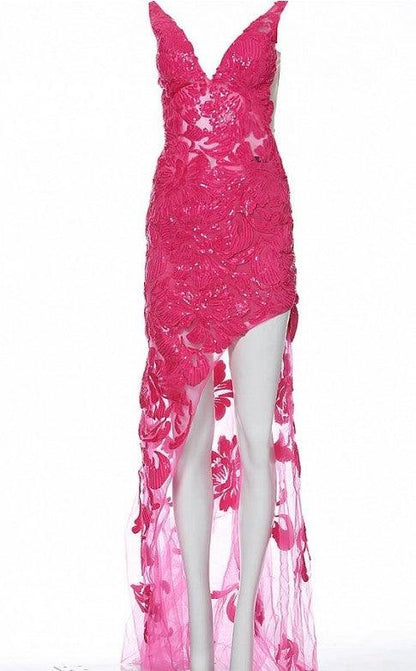 Jovani 4084 Prom Long Formal High Slit Sexy Dress